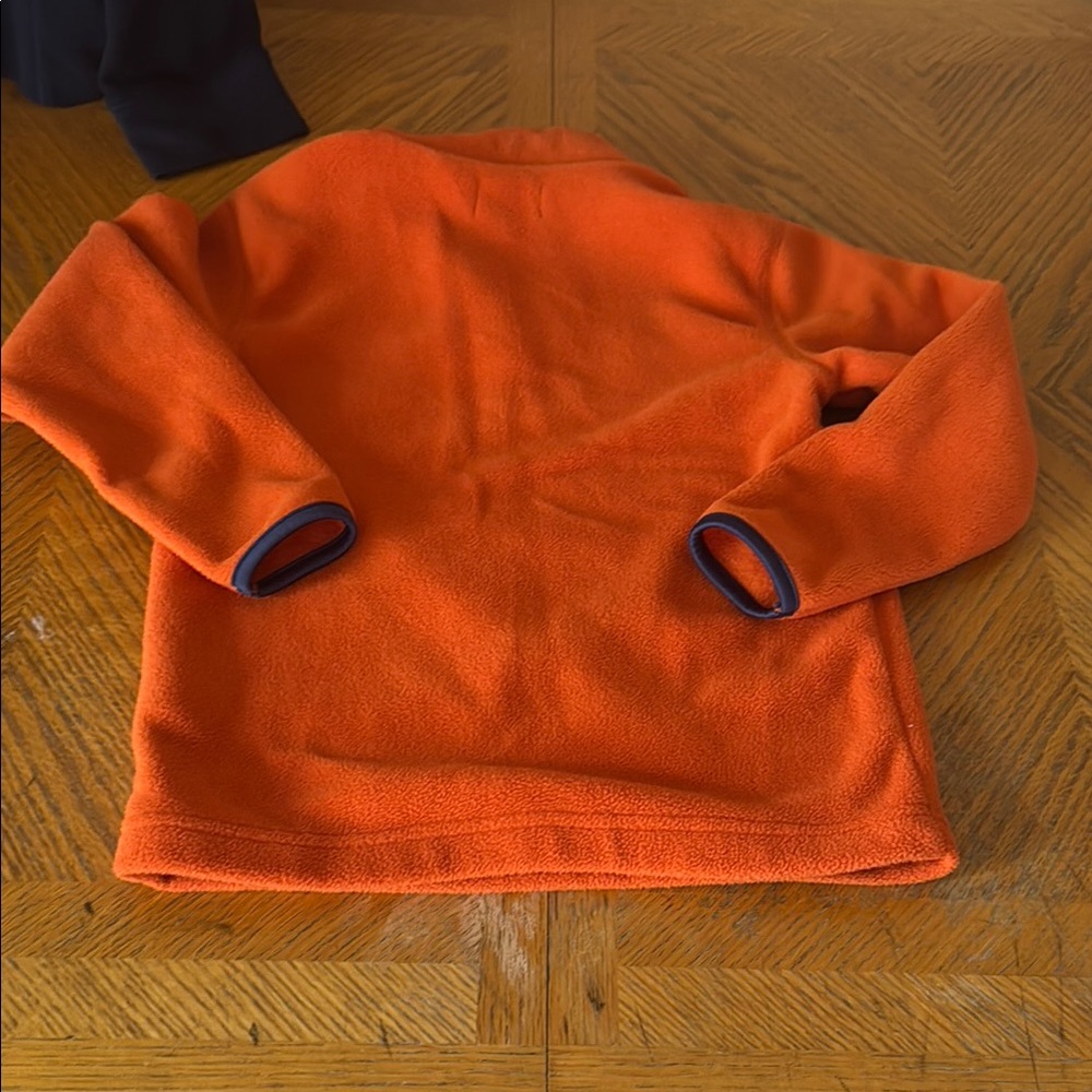 Old Navy Vibrant Orange Half-Zip Fleece - Picture 6 of 6